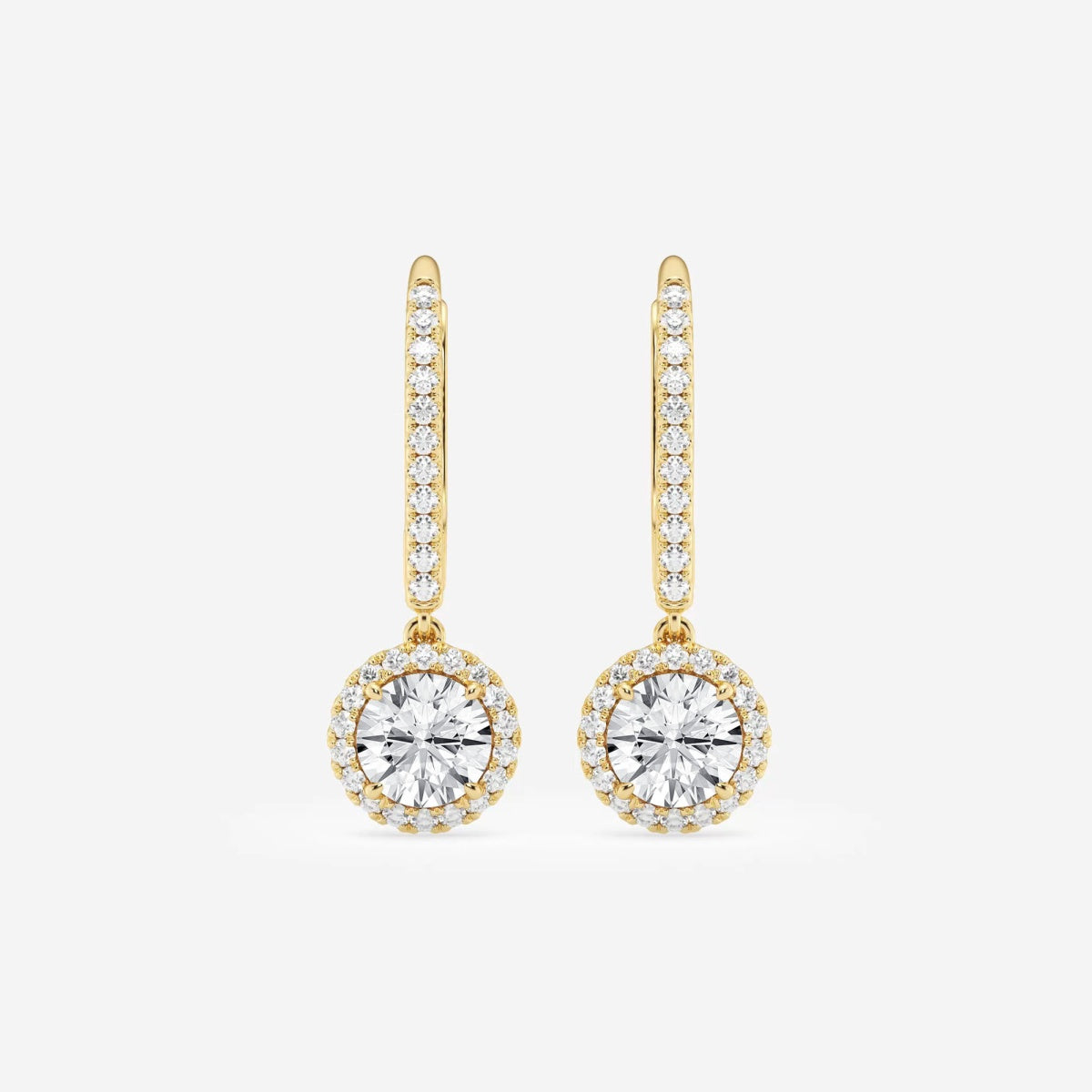 Aurora - Timeless Halo Drop Earrings