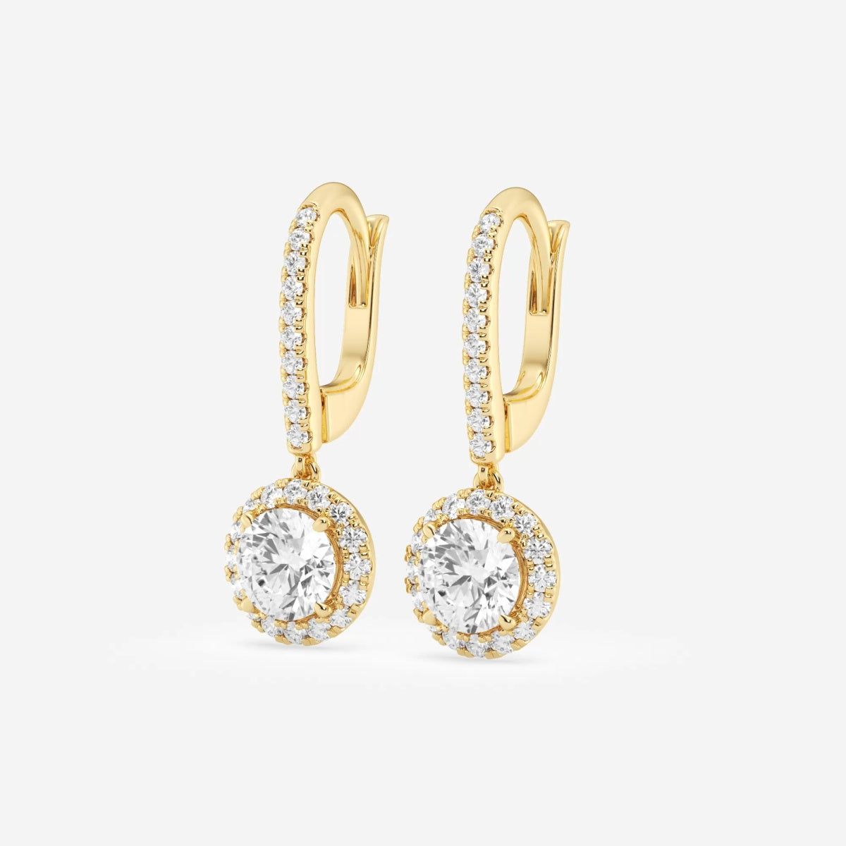 Aurora - Timeless Halo Drop Earrings