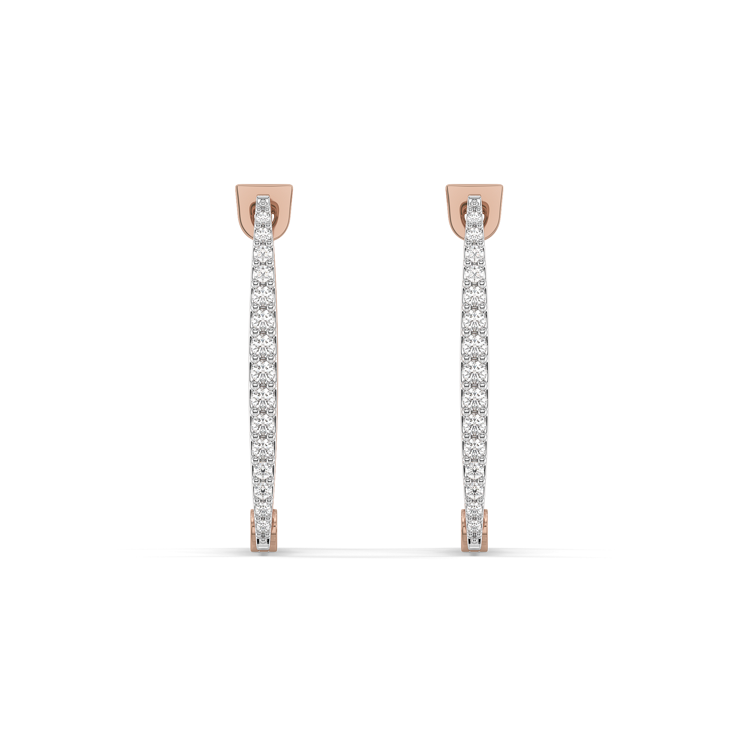 Blush Huggies - Lab Diamond Earrings