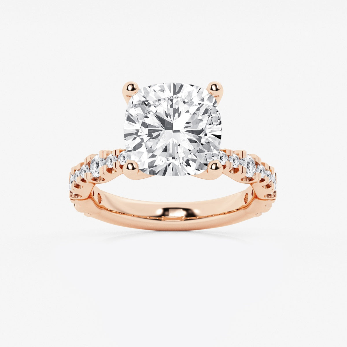 Clara - Station Side Stones Engagement Ring