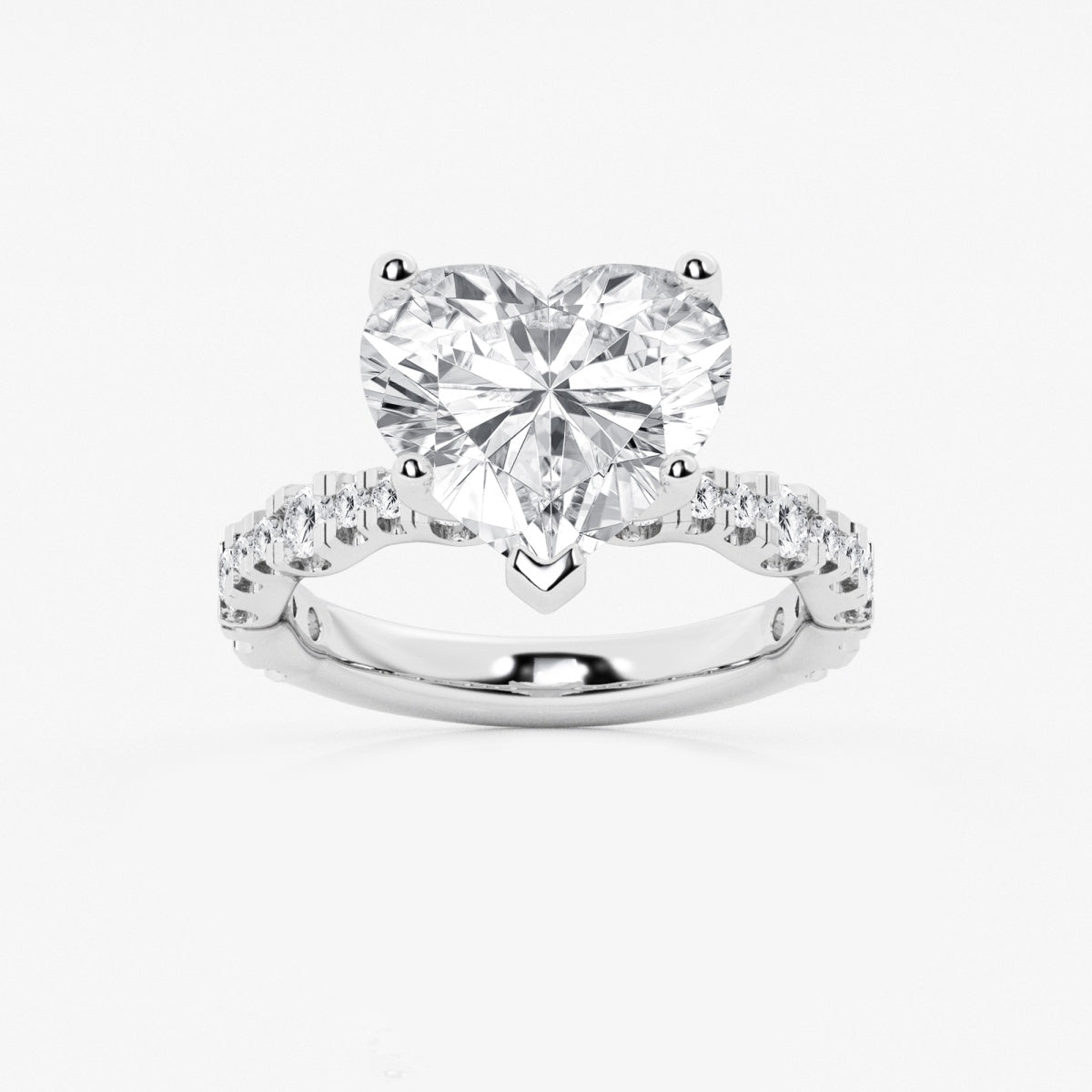 Clara - Station Side Stones Engagement Ring
