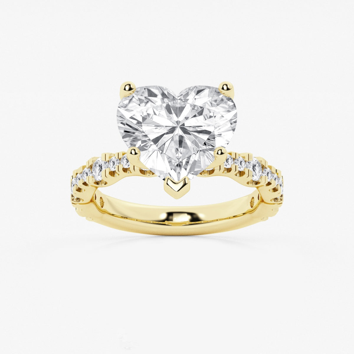 Clara - Station Side Stones Engagement Ring