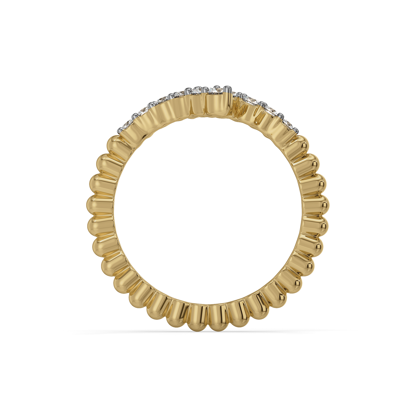 "Dare to Sparkle" - Lab Diamond Open Top Ring