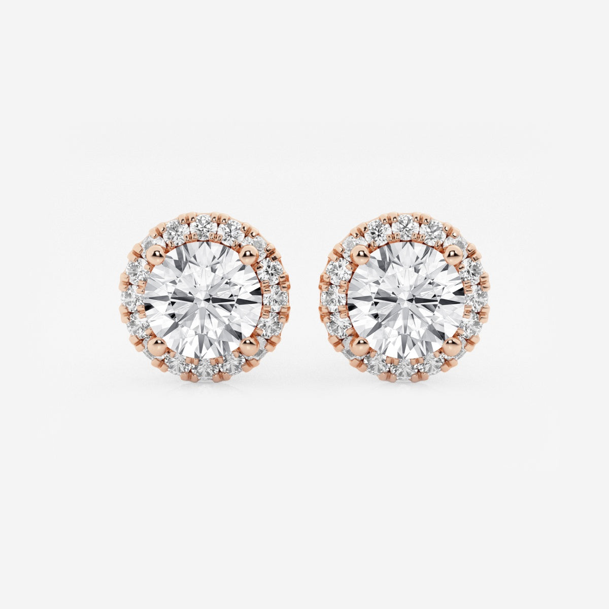Juliette - Radiant Halo Design Earrings