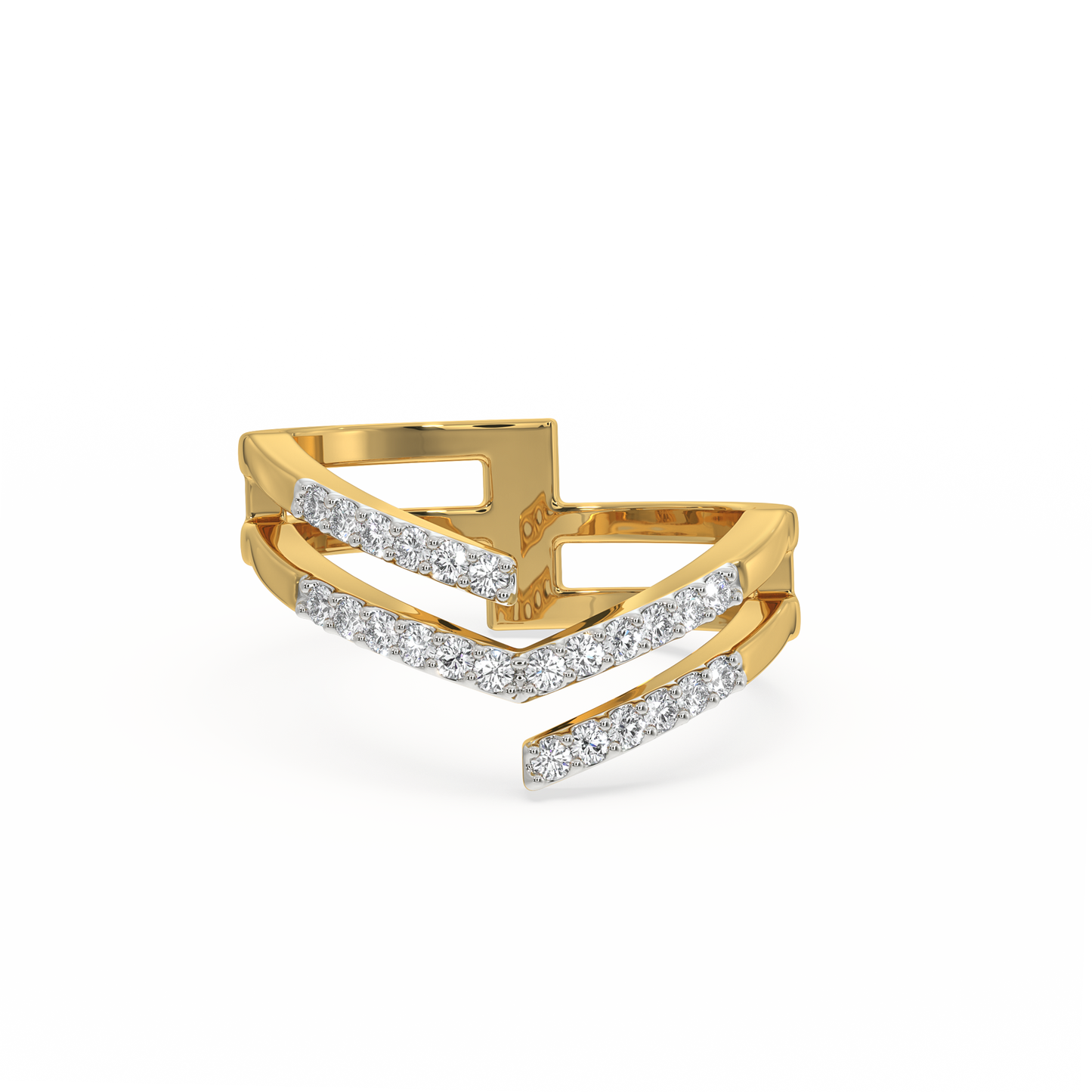 Edge Bold - Lab Diamond Cocktail Ring