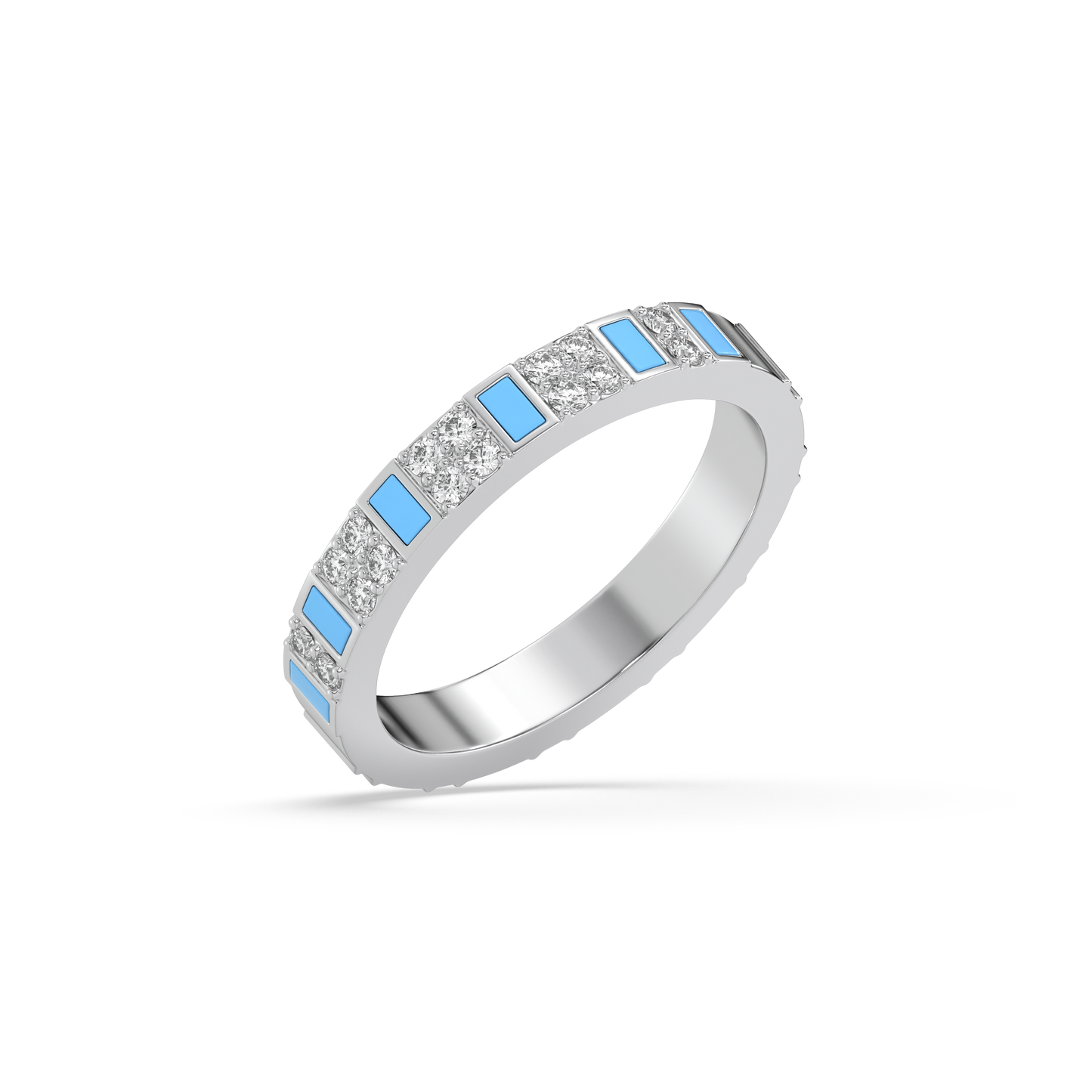 Enamel - Lab Diamond Horizon Ring