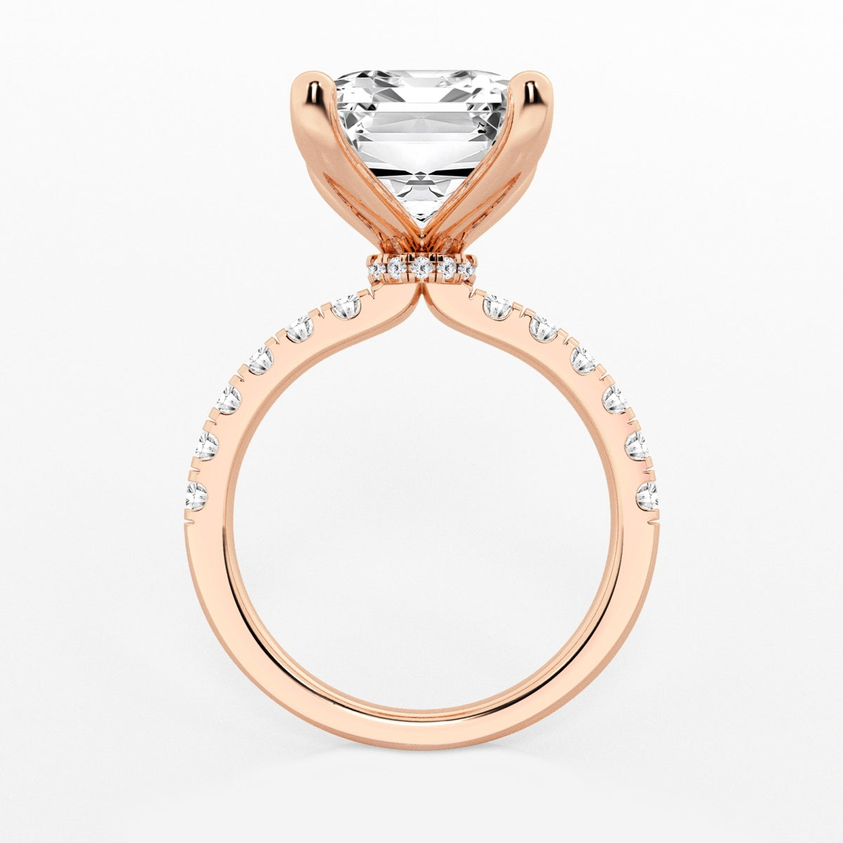 Everly - Hidden Halo Elegance Engagement Ring