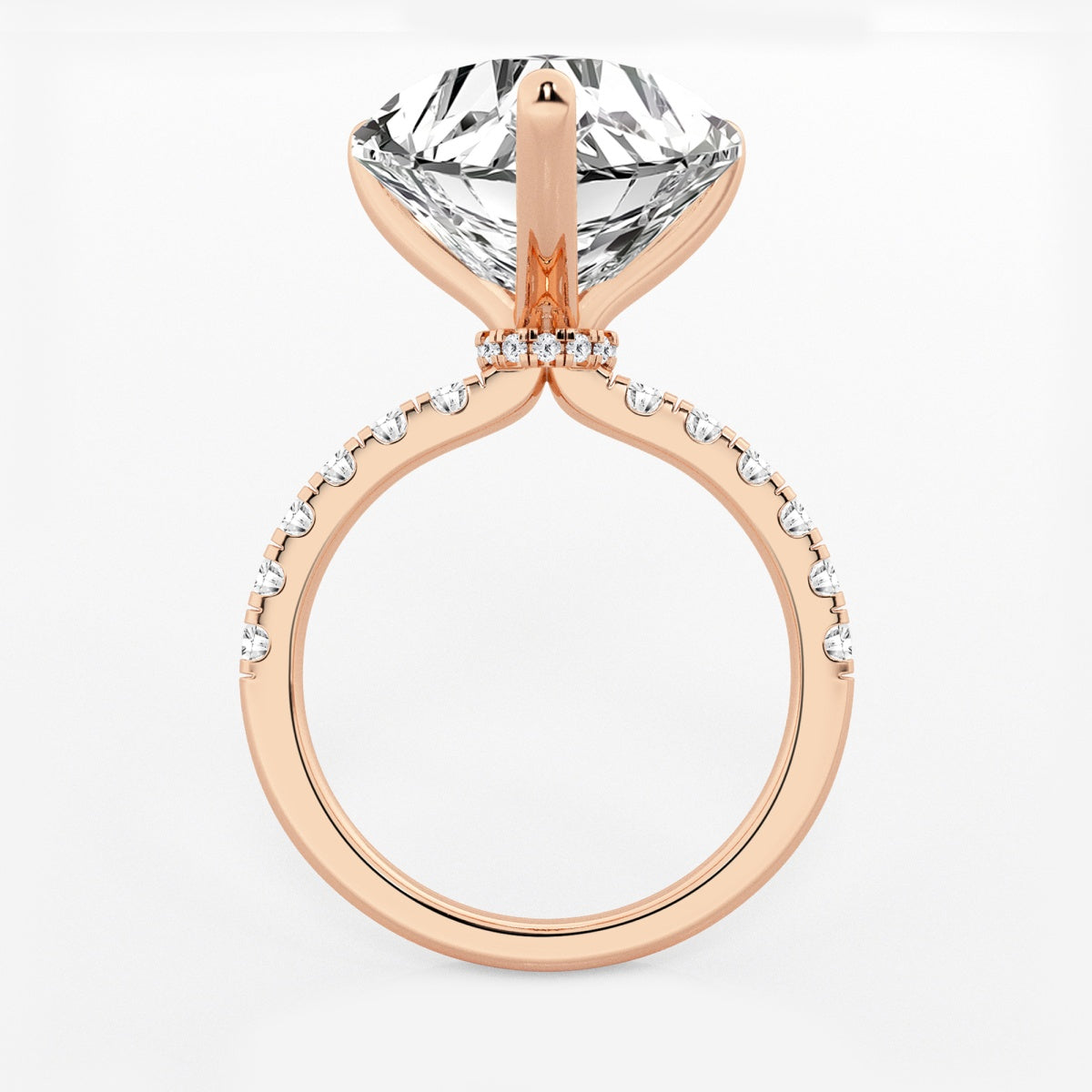 Everly - Hidden Halo Elegance Engagement Ring