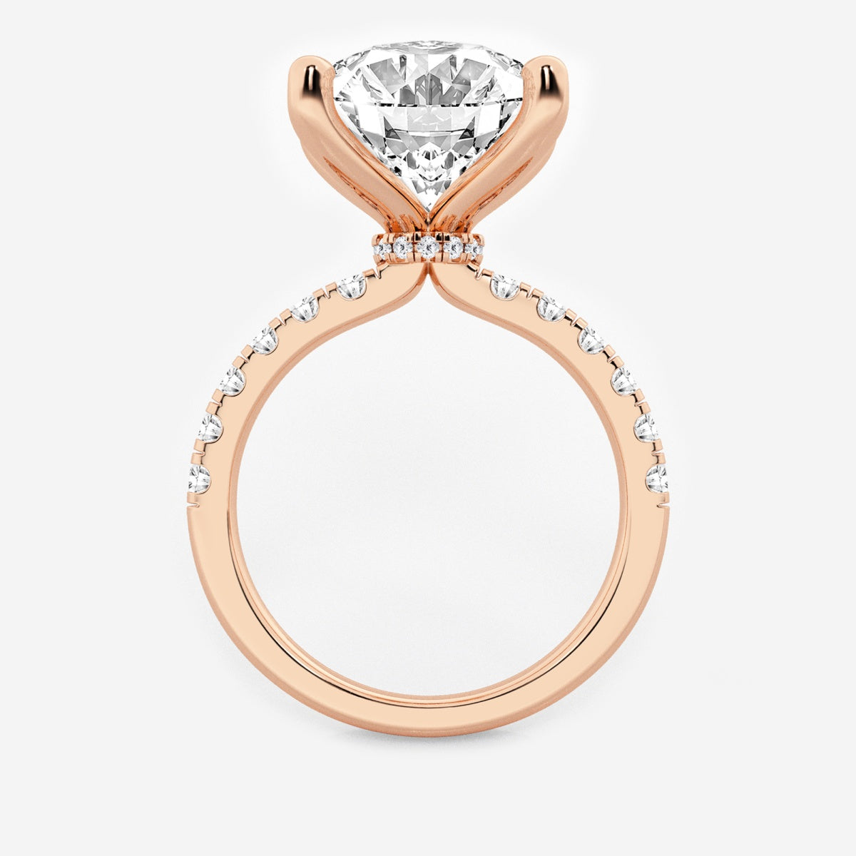 Everly - Hidden Halo Elegance Engagement Ring