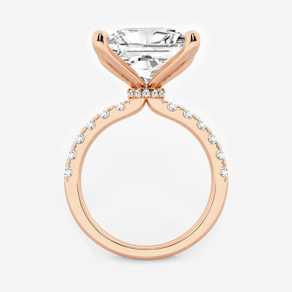 Everly - Hidden Halo Elegance Engagement Ring