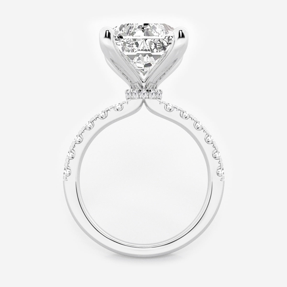 Everly - Hidden Halo Elegance Engagement Ring