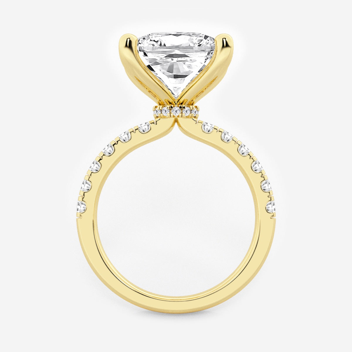 Everly - Hidden Halo Elegance Engagement Ring