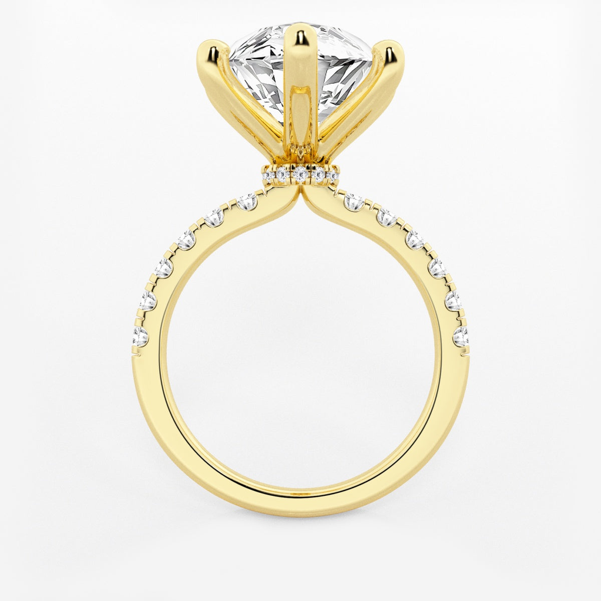 Everly - Hidden Halo Elegance Engagement Ring