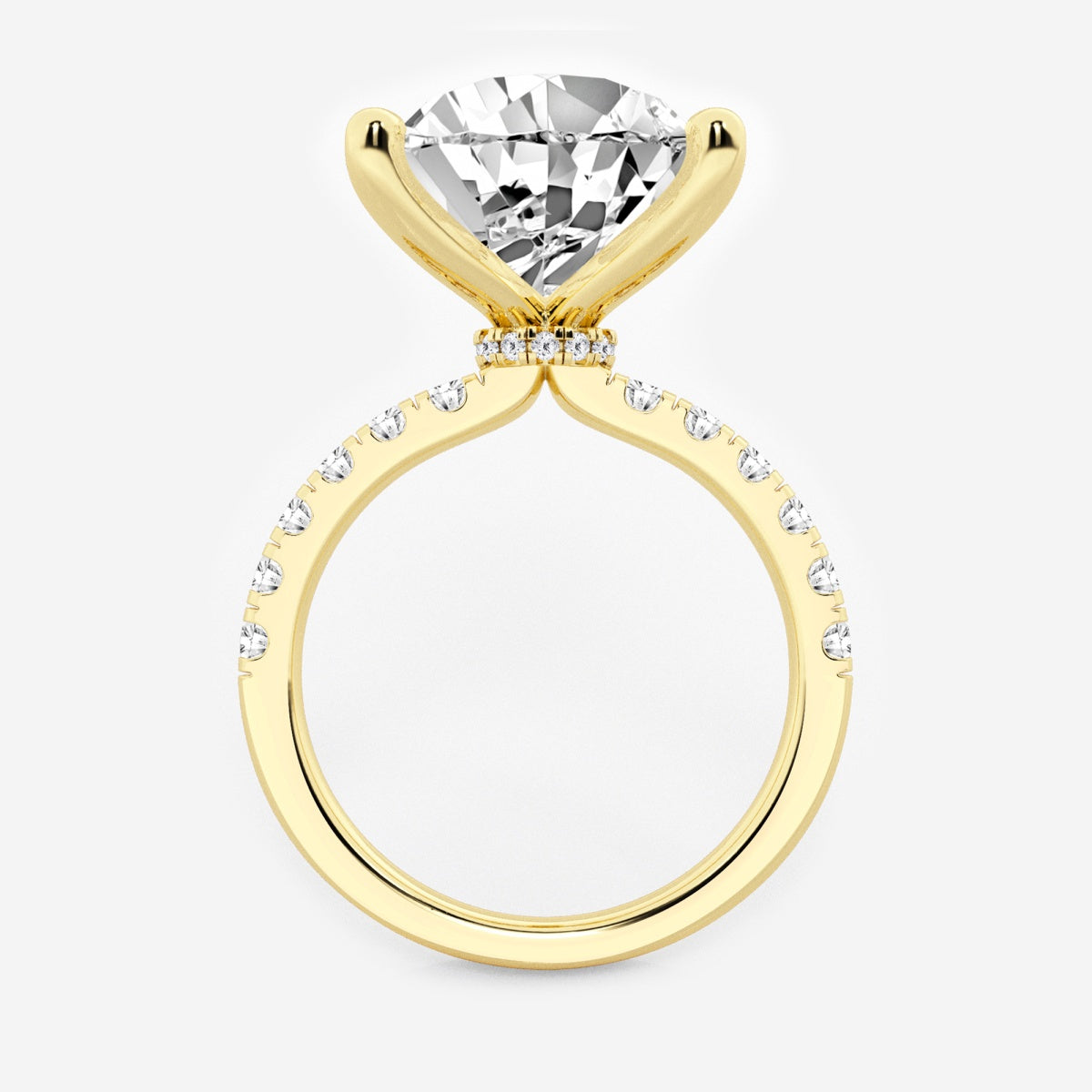 Everly - Hidden Halo Elegance Engagement Ring