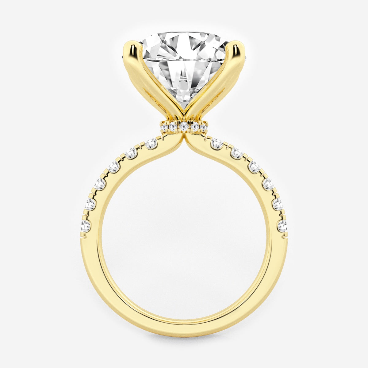 Everly - Hidden Halo Elegance Engagement Ring