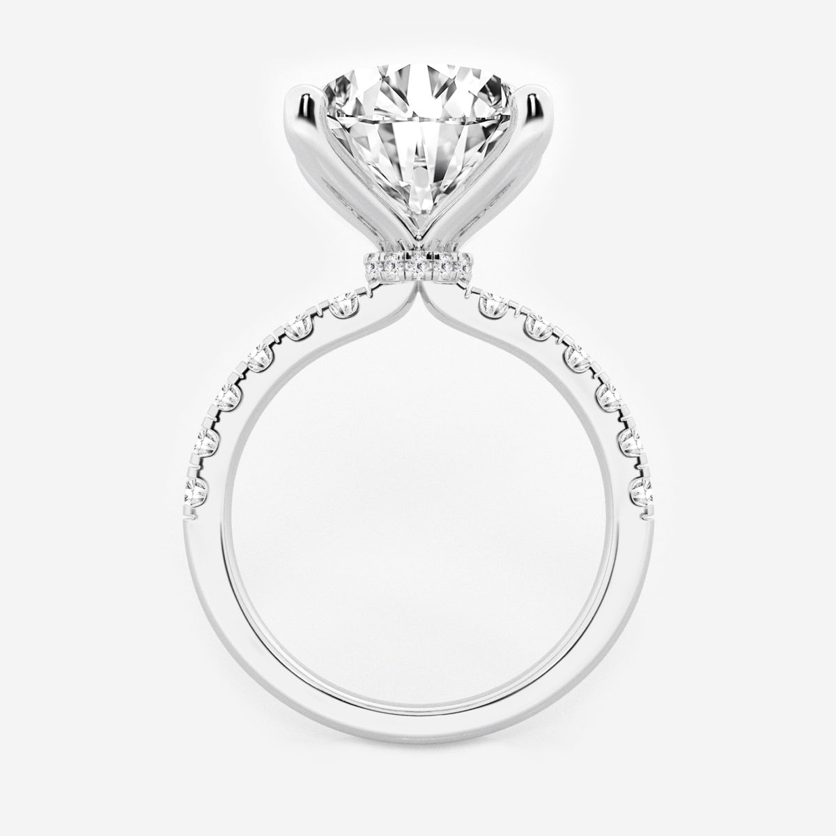 Everly - Hidden Halo Elegance Engagement Ring