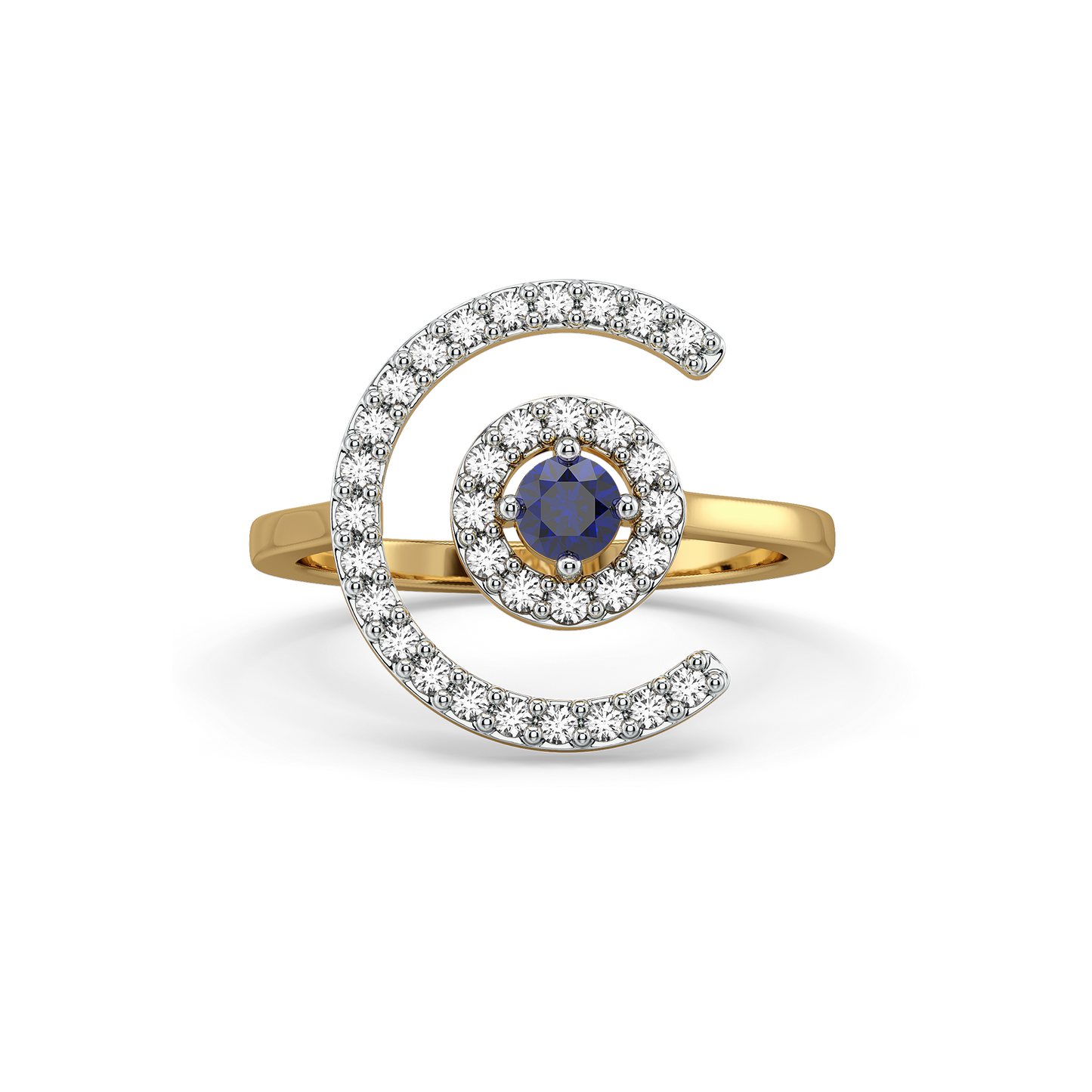 Evil Eye - Lab Diamond Ring