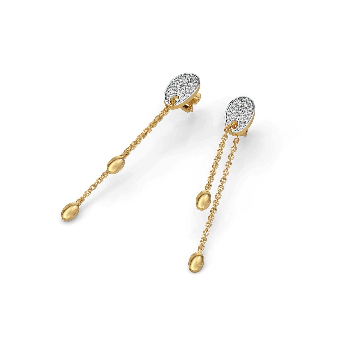 FlexiLink - Lab Diamond Drop Earrings