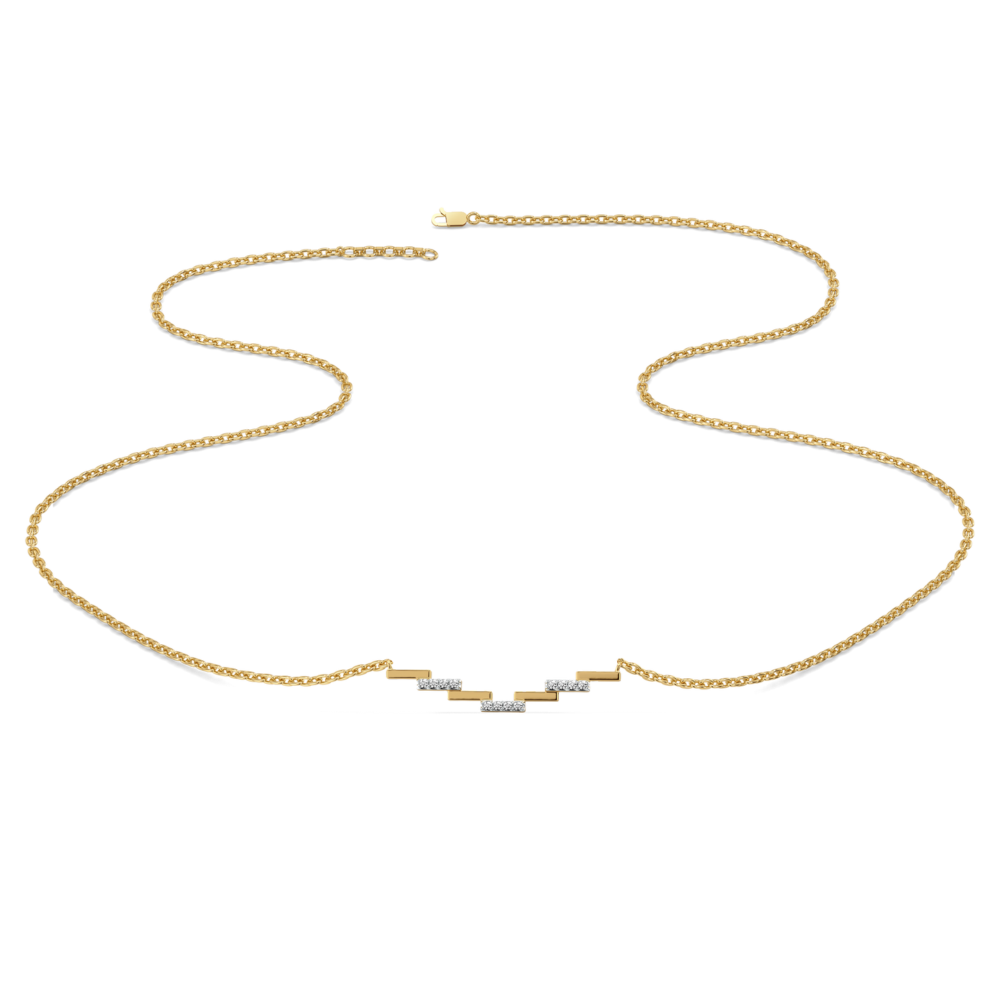 Floating Staircase - Lab Diamond Necklace