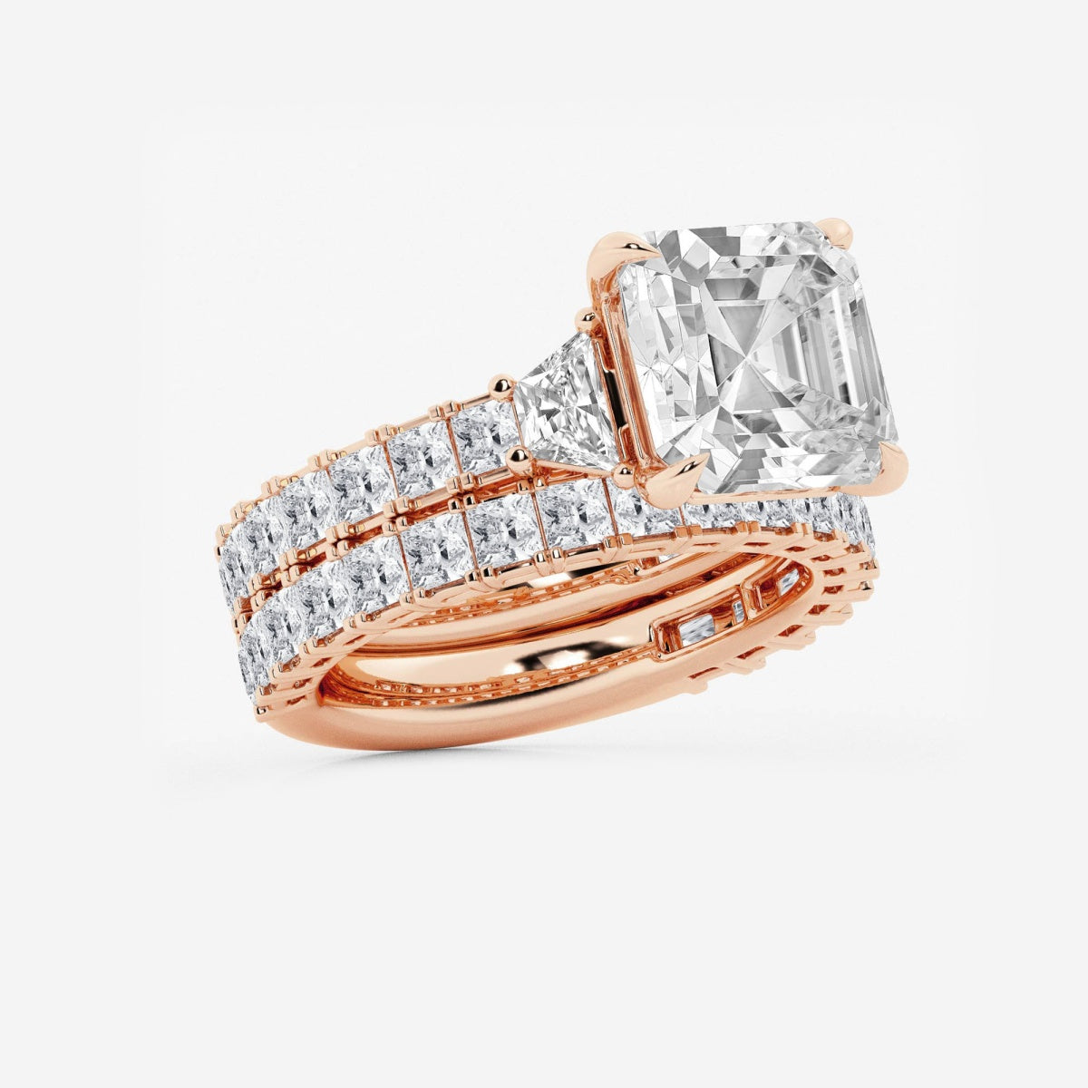 Genevieve - Intricate Bridal Set Engagement Ring