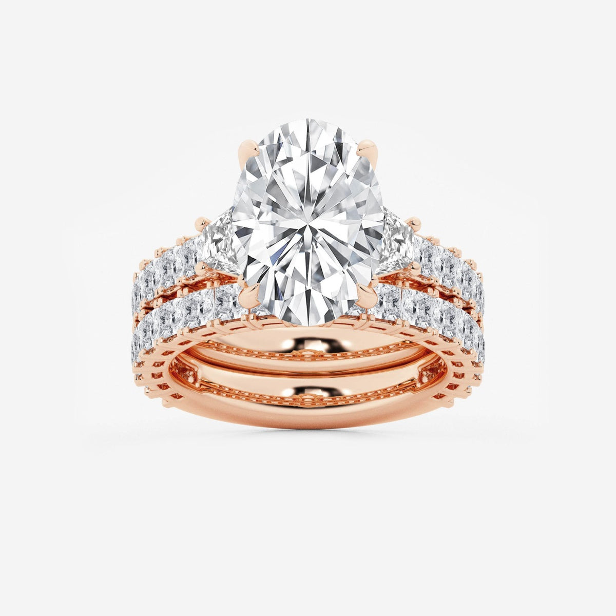 Genevieve - Intricate Bridal Set Engagement Ring