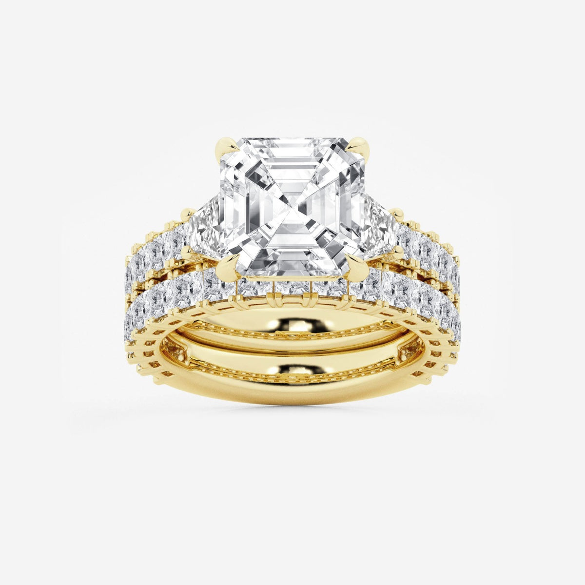 Genevieve - Intricate Bridal Set Engagement Ring