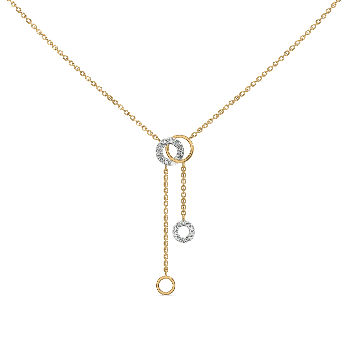 Circle of Dazzle - Lab Diamond Necklace