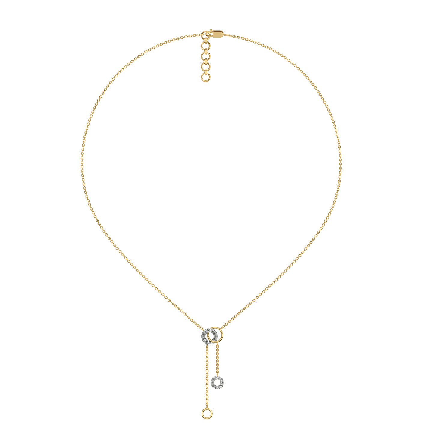 Circle of Dazzle - Lab Diamond Necklace