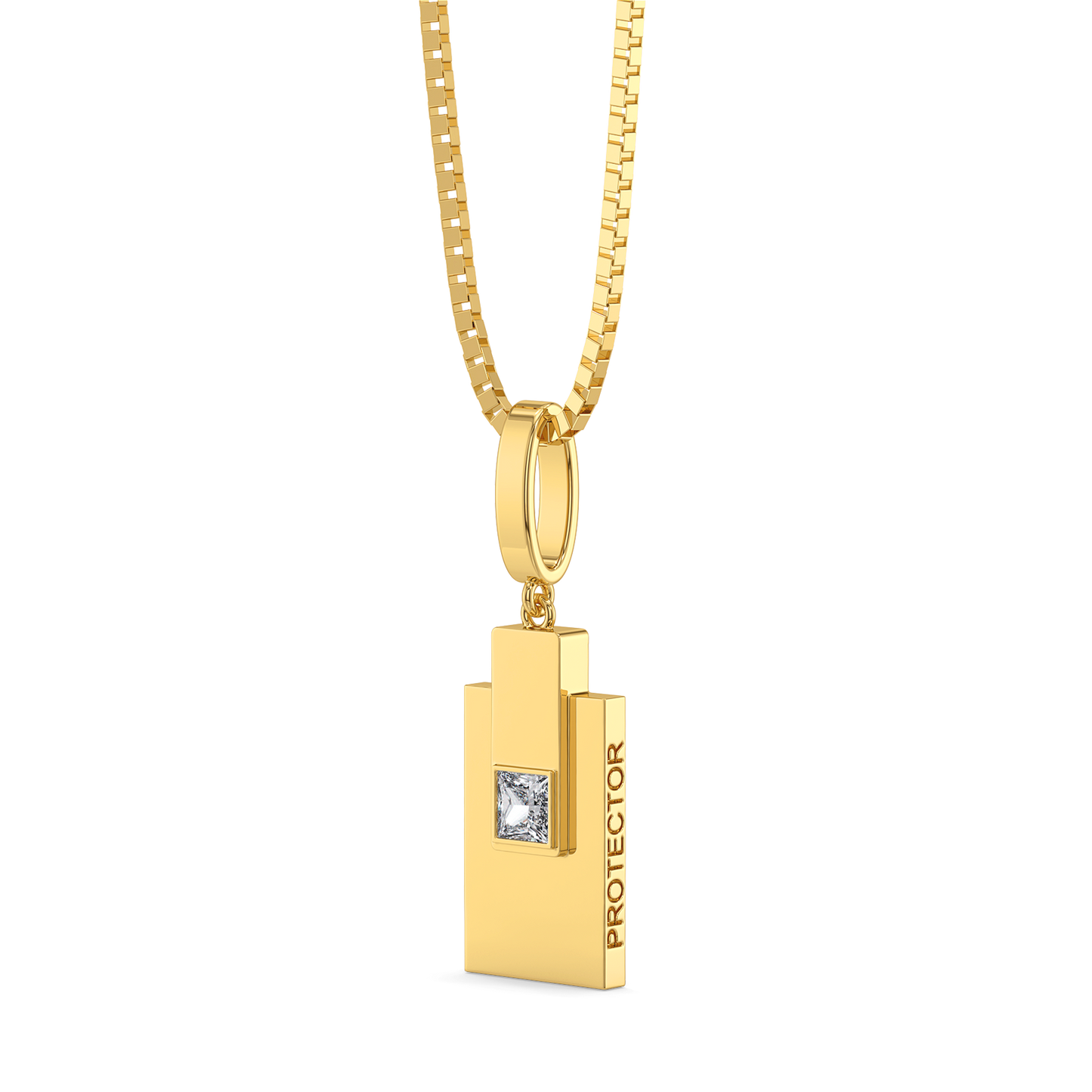 Built in Layers - Lab Diamond Men's Pendant