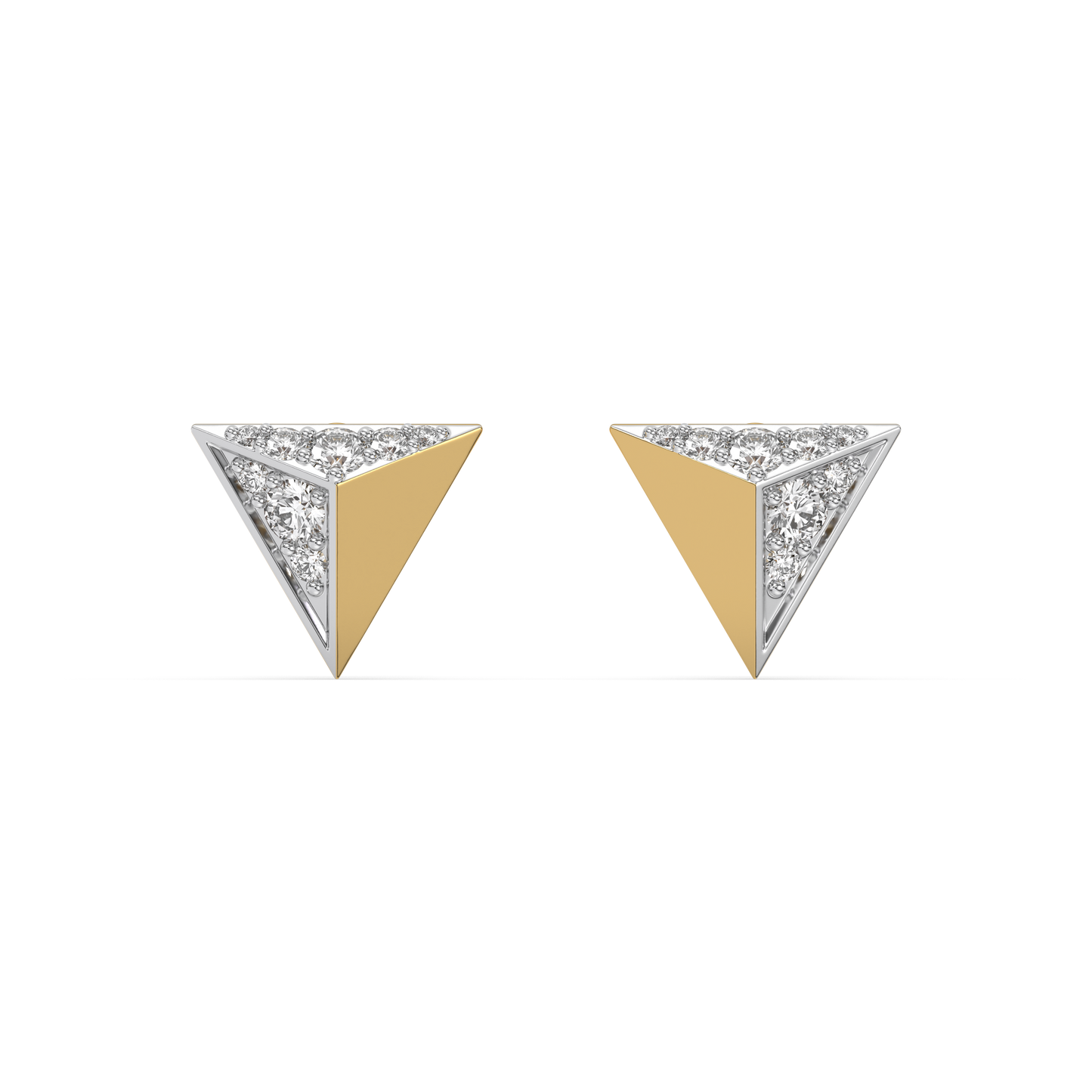 Prism Point - Lab Diamond Stud Earrings