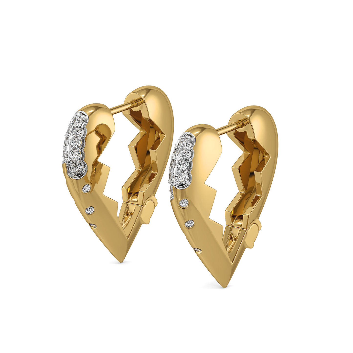 Unbreakable Bond - Lab Diamond Hoop Earrings