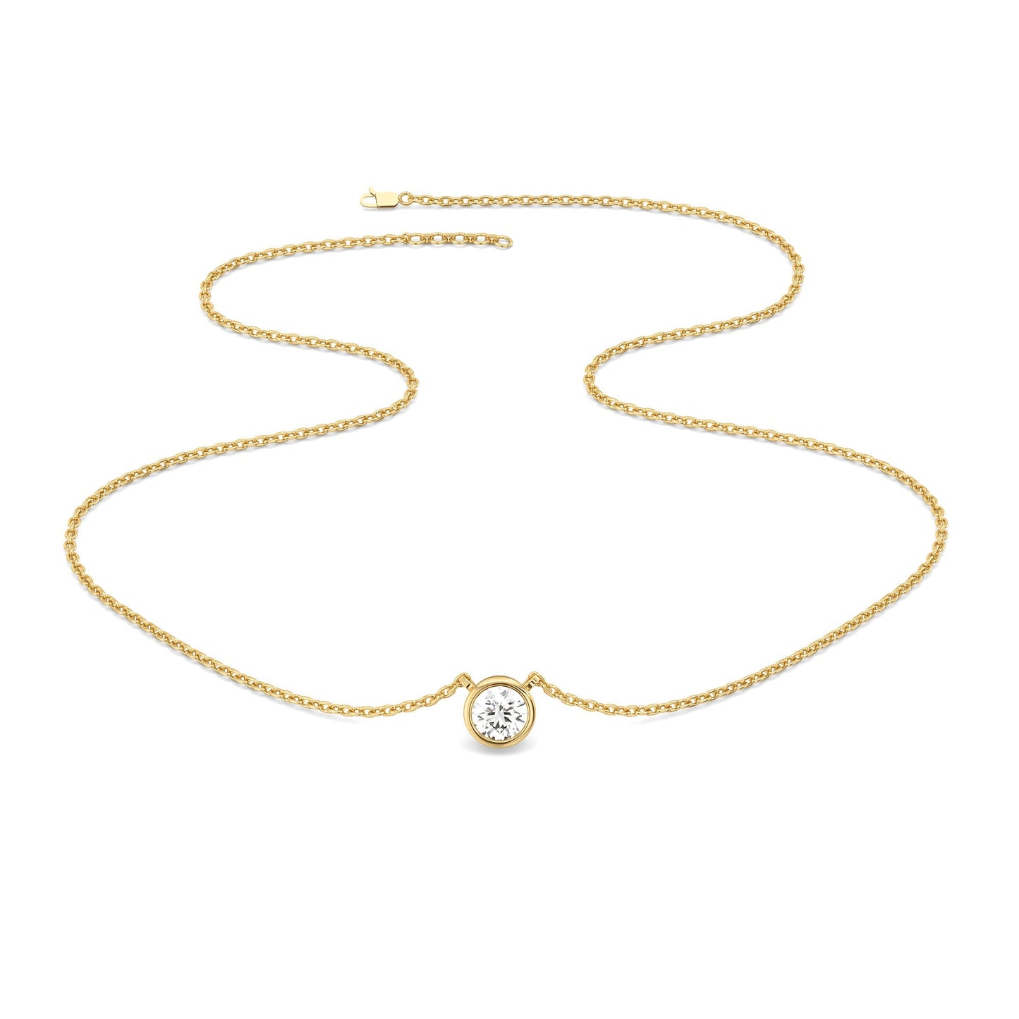 Eternal Shine - Lab Diamond Solitaire Pendant Necklace