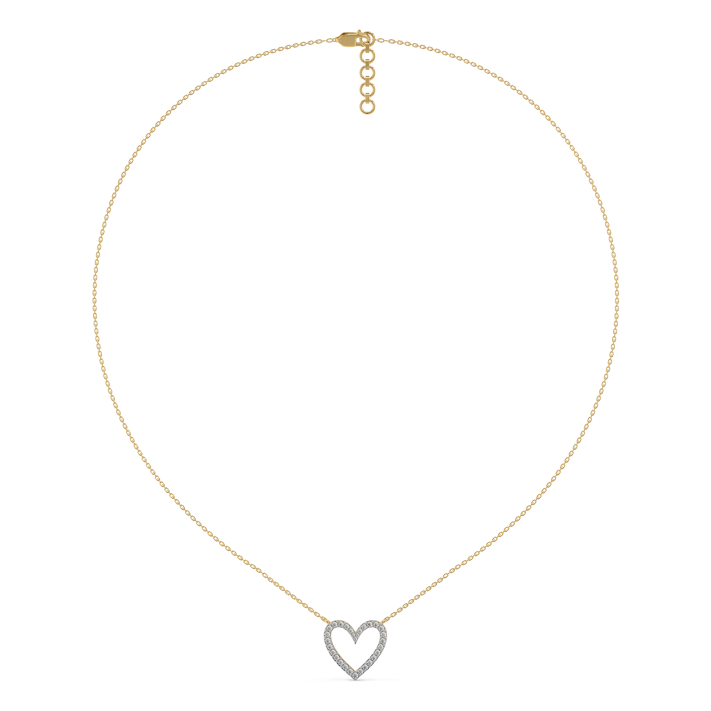 Everlasting Heart - Lab Diamond Necklace