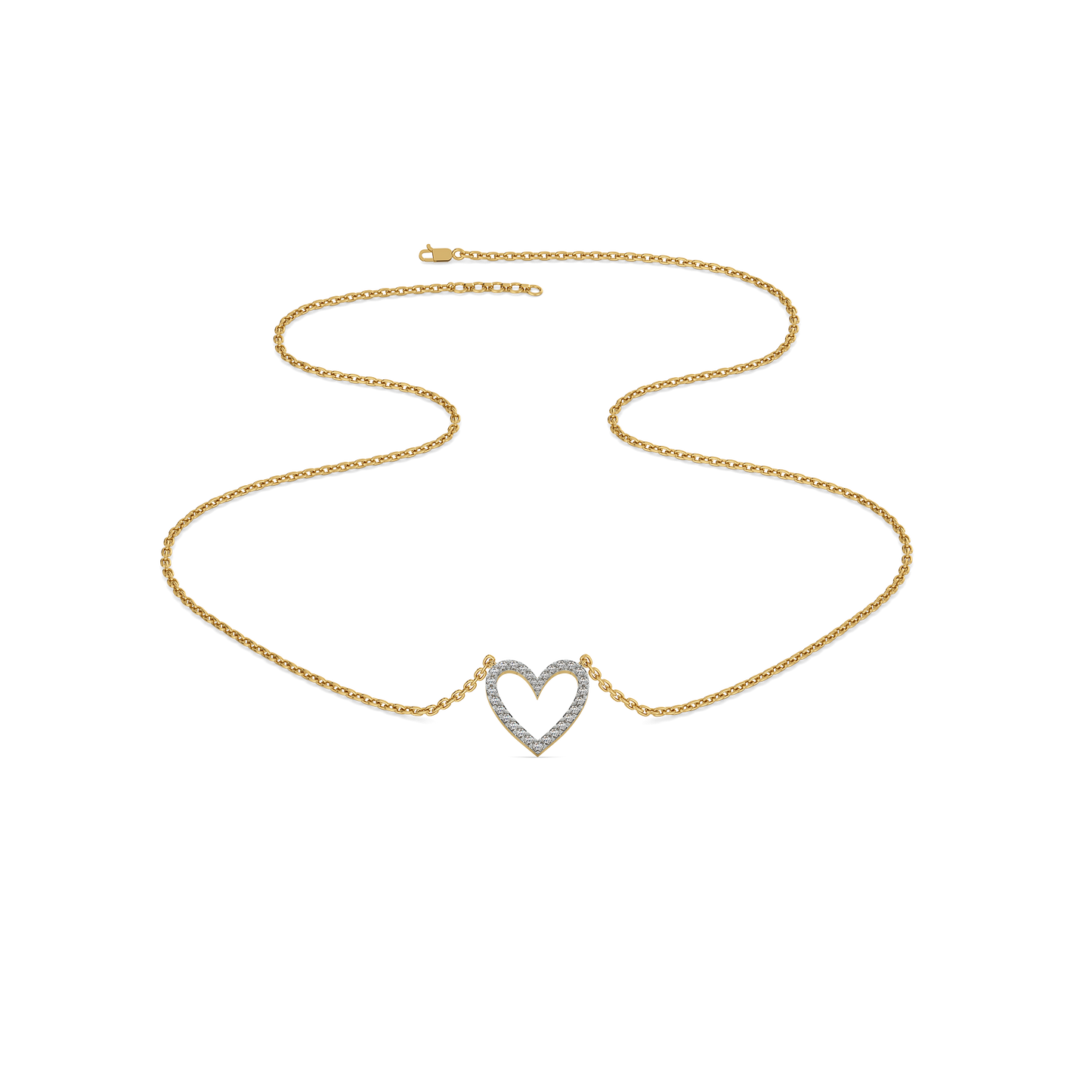 Everlasting Heart - Lab Diamond Necklace