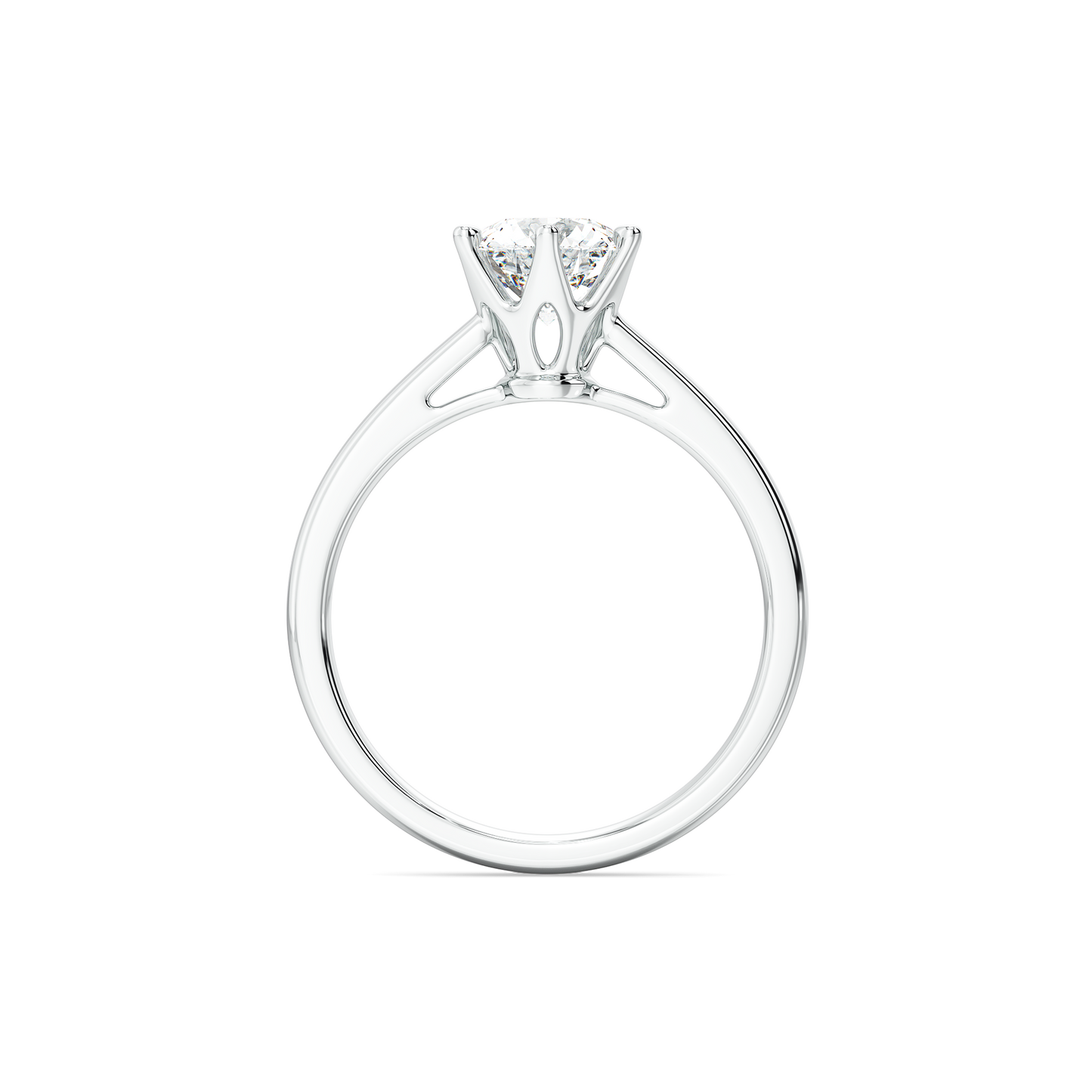 Luminous Charm - Lab Diamond Solitaire Ring
