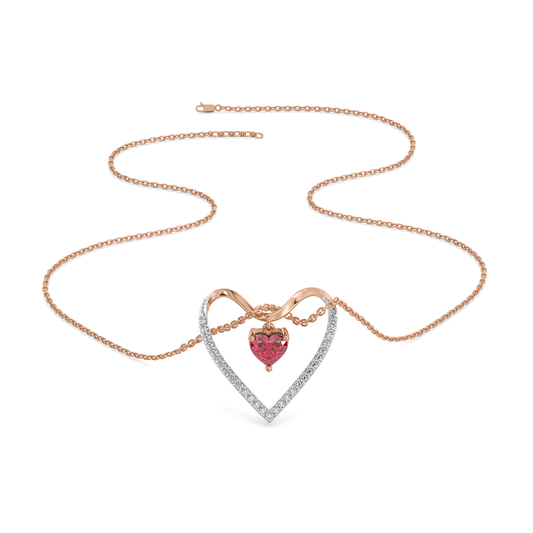 "Love on a String" - Lab Diamond Necklace