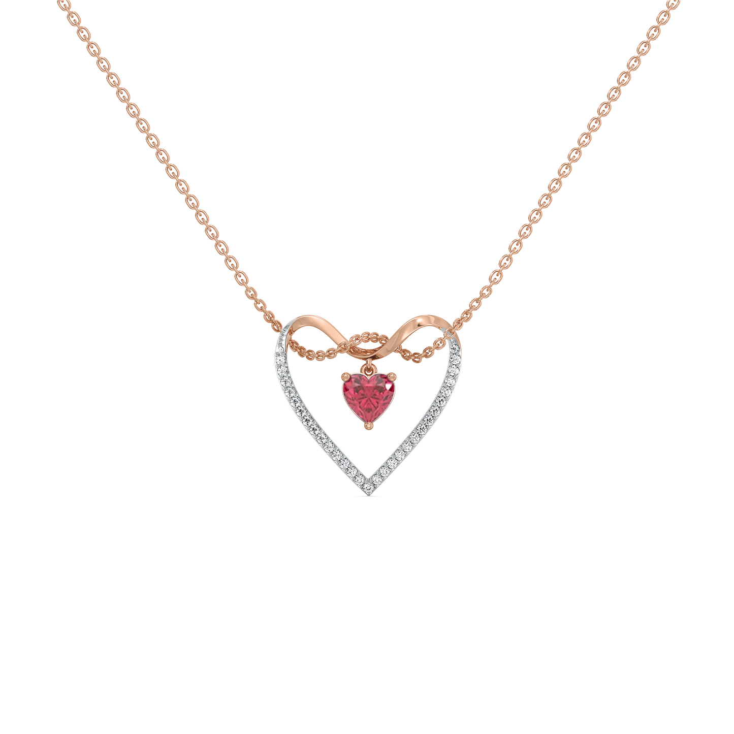 "Love on a String" - Lab Diamond Necklace