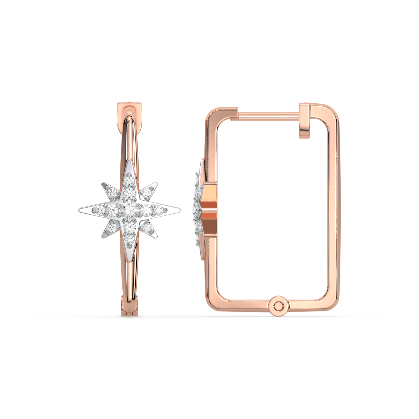 NorthStar Huggies - Lab Diamond Earrings