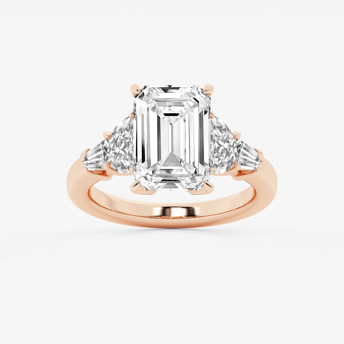Rosalie - Delicate Side Accents Engagement Ring