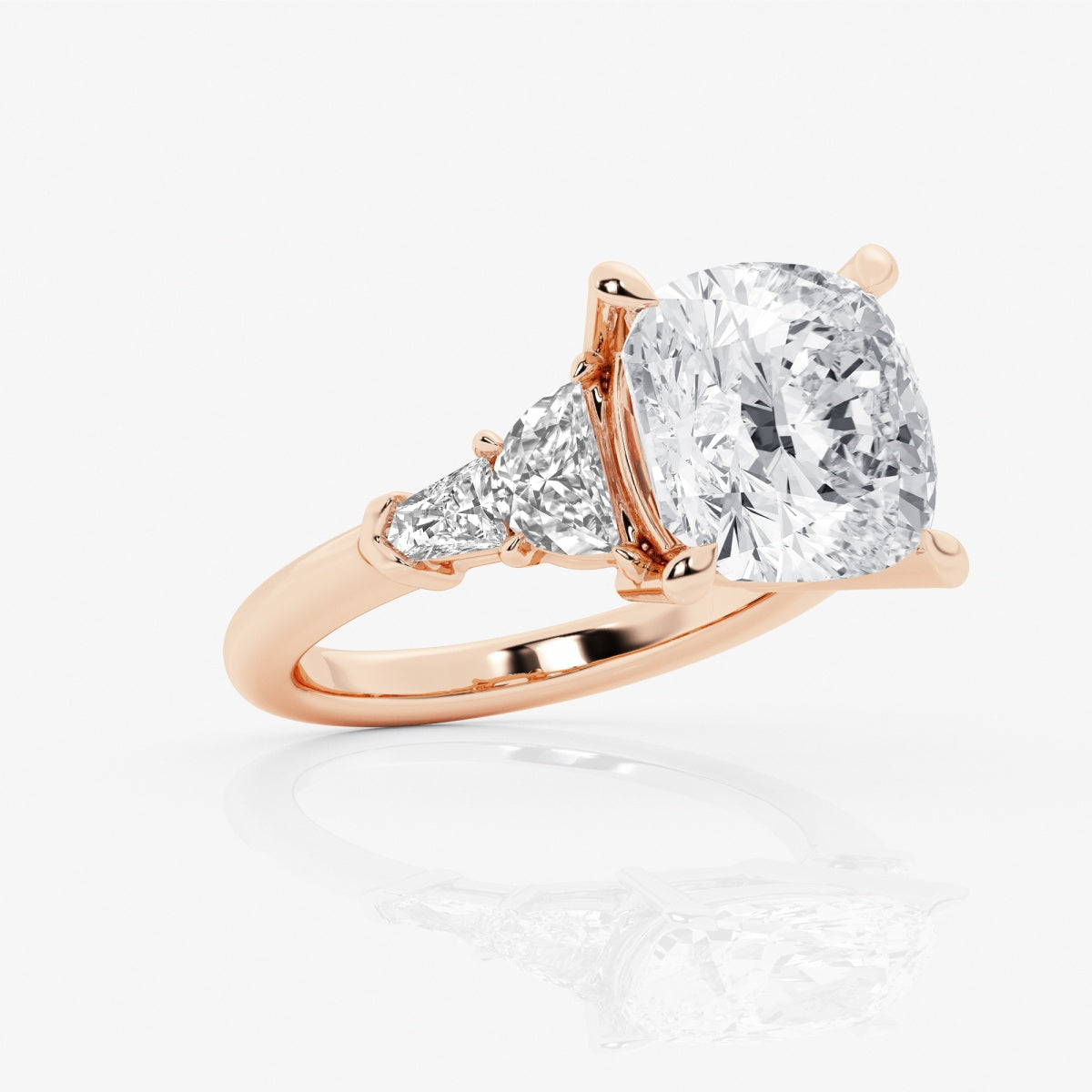 Rosalie - Delicate Side Accents Engagement Ring