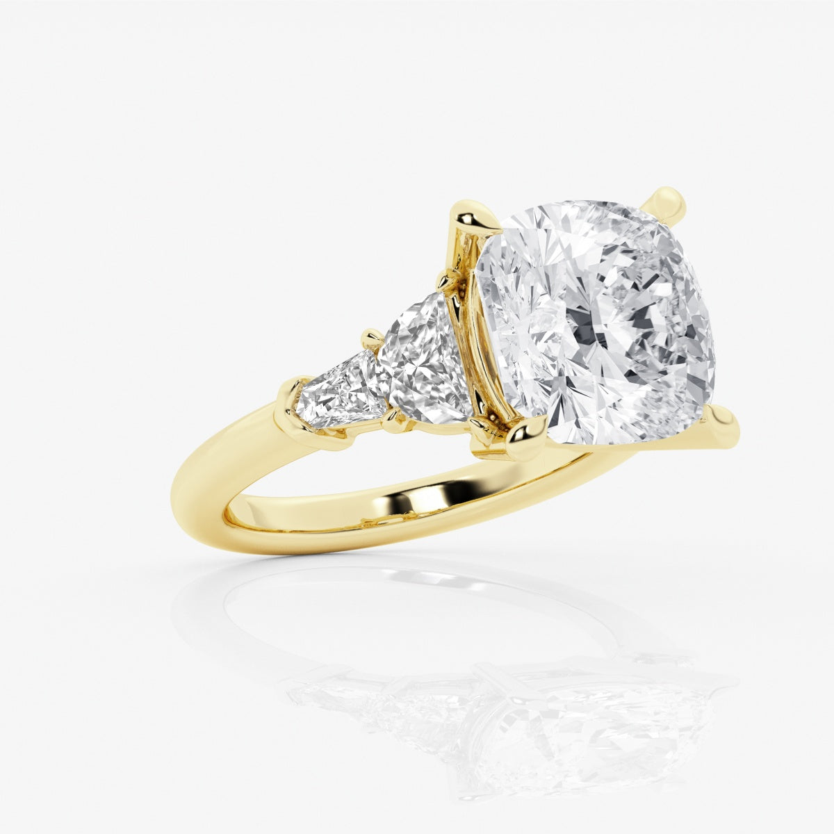Rosalie - Delicate Side Accents Engagement Ring