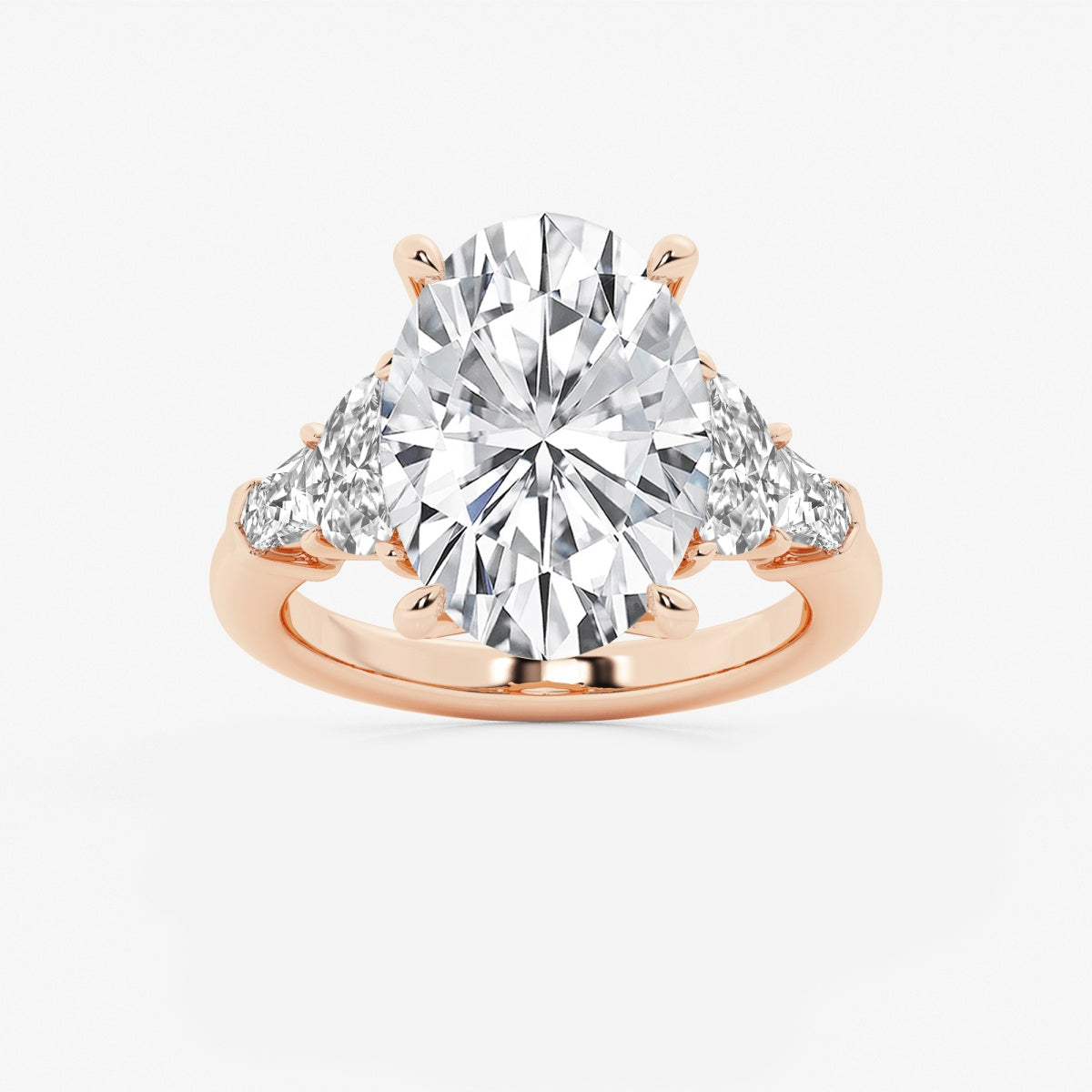 Rosalie - Delicate Side Accents Engagement Ring