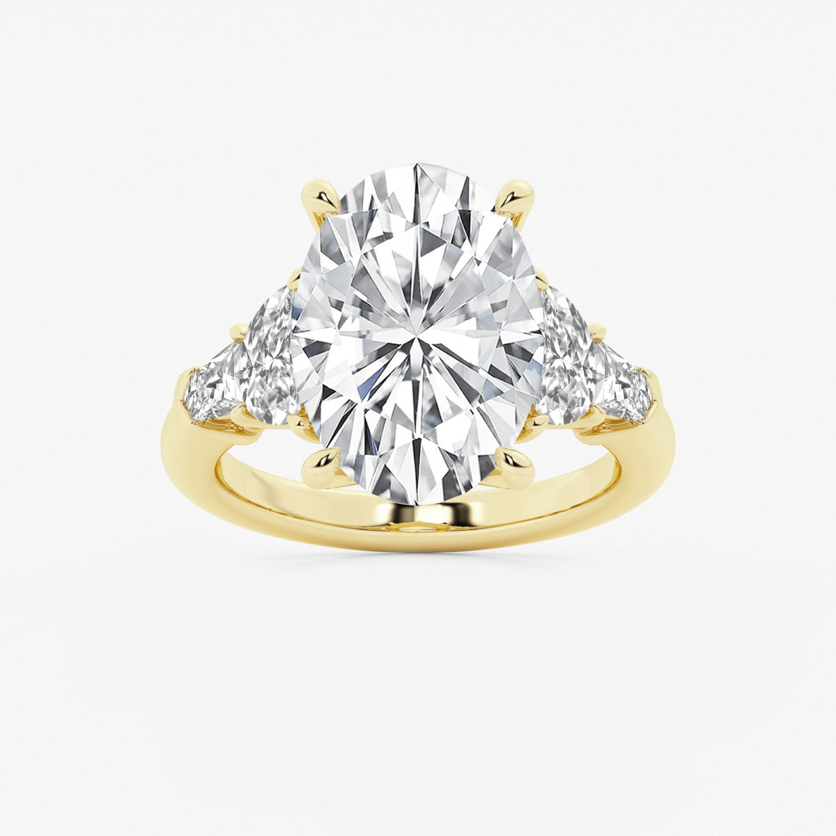 Rosalie - Delicate Side Accents Engagement Ring
