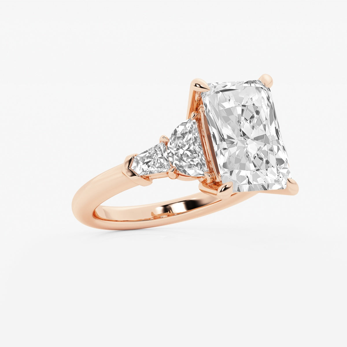 Rosalie - Delicate Side Accents Engagement Ring