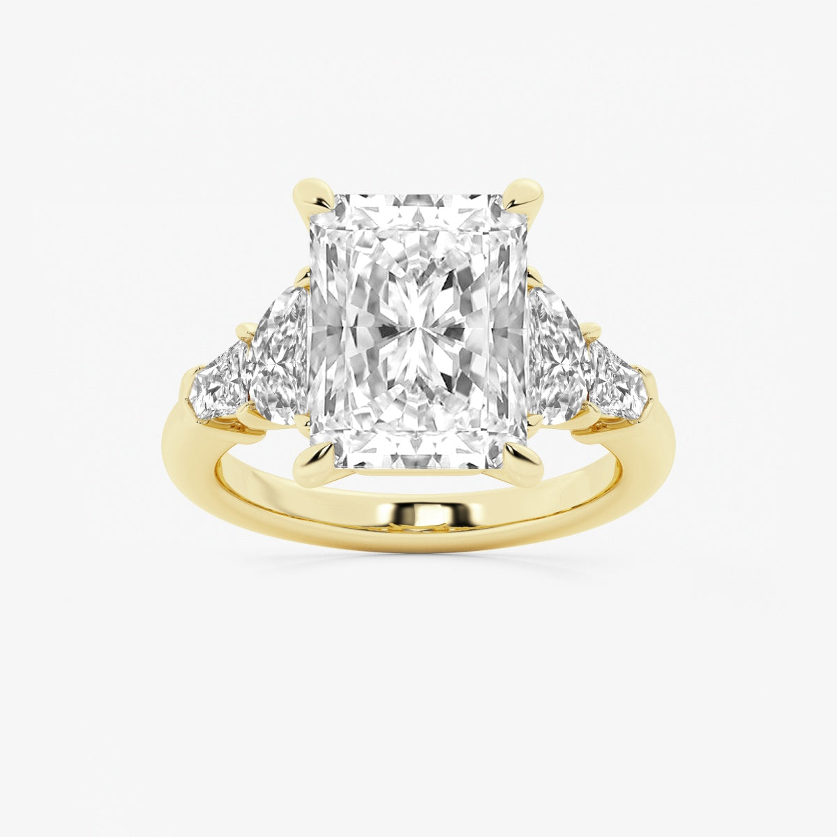 Rosalie - Delicate Side Accents Engagement Ring