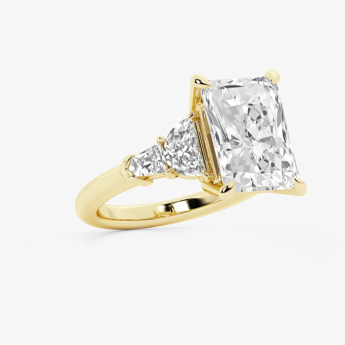 Rosalie - Delicate Side Accents Engagement Ring