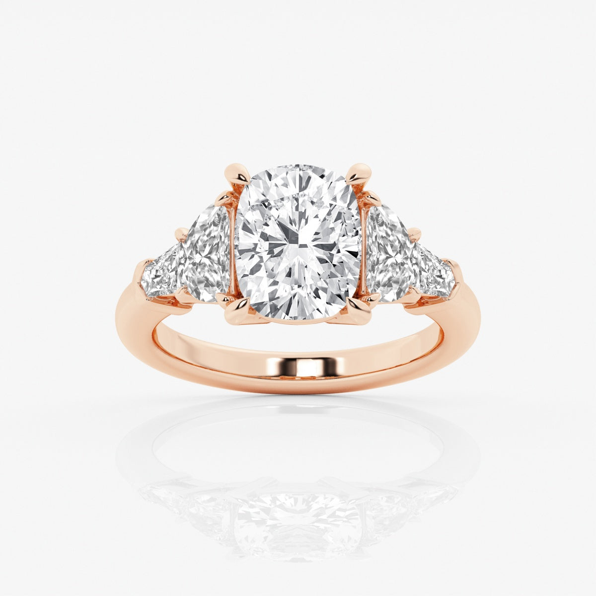 Rosalie - Delicate Side Accents Engagement Ring