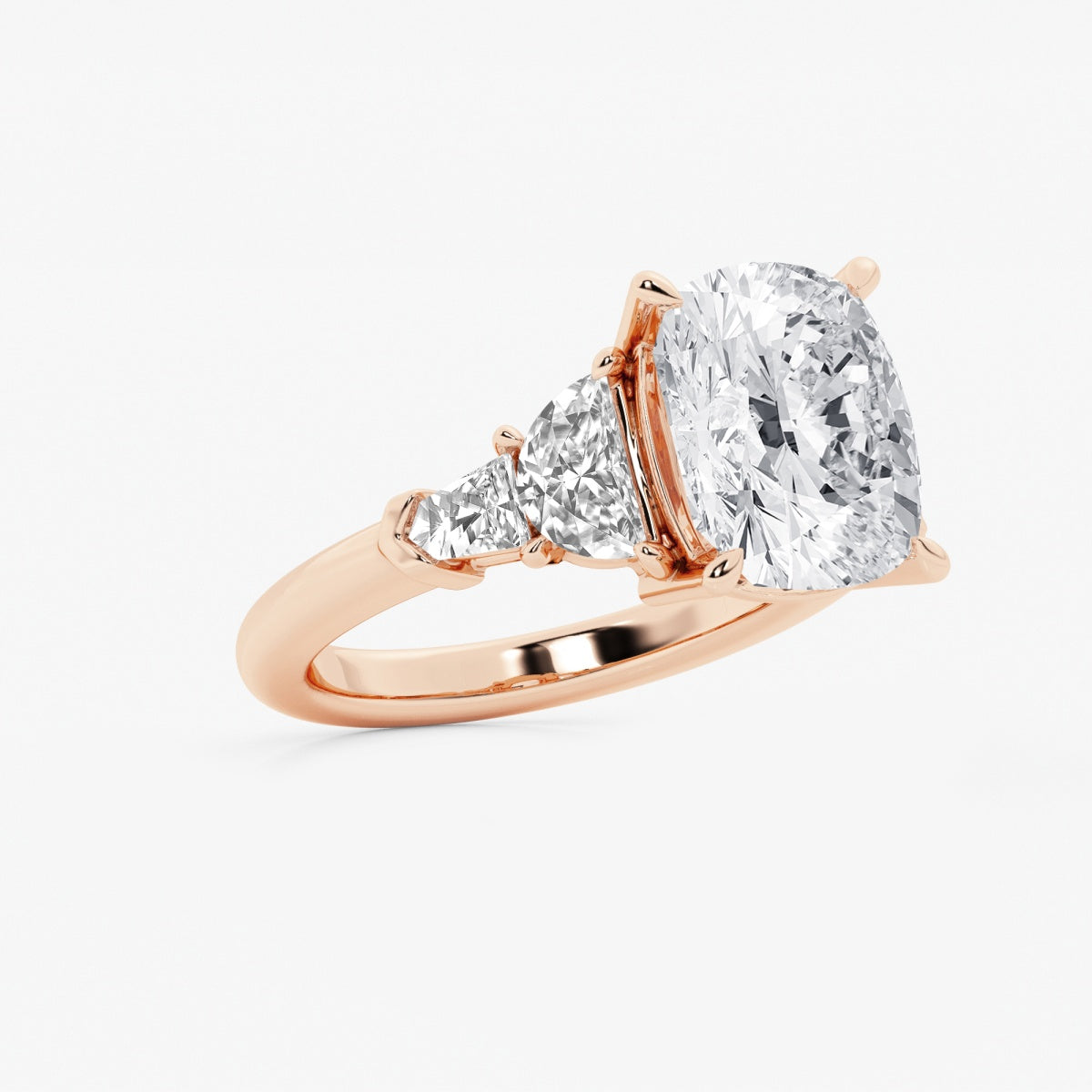 Rosalie - Delicate Side Accents Engagement Ring
