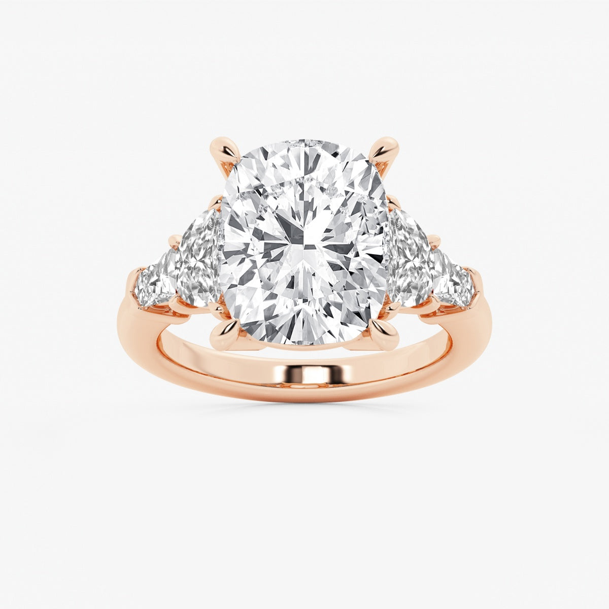 Rosalie - Delicate Side Accents Engagement Ring
