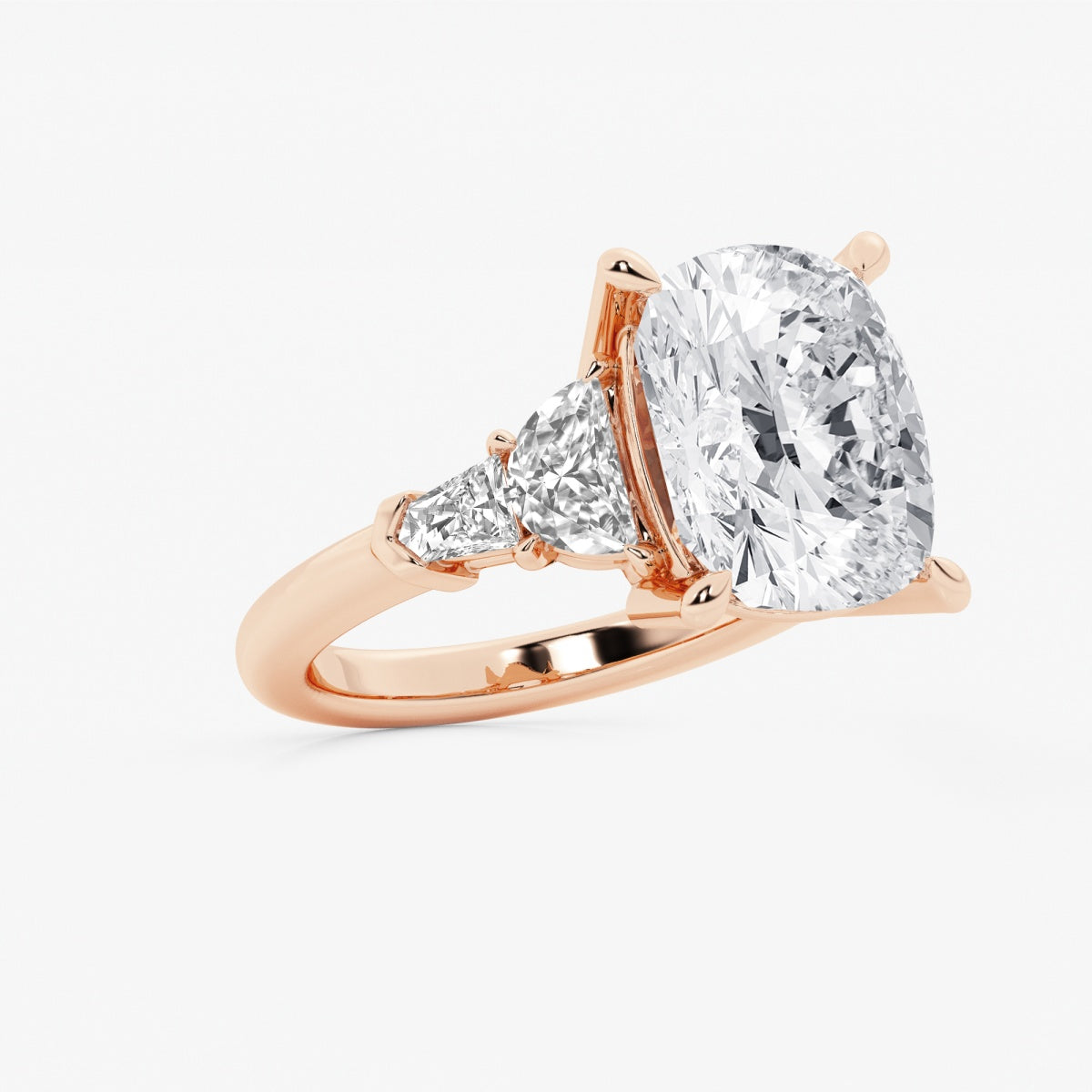 Rosalie - Delicate Side Accents Engagement Ring